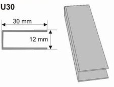 Type de guidage latéral U30 u 30